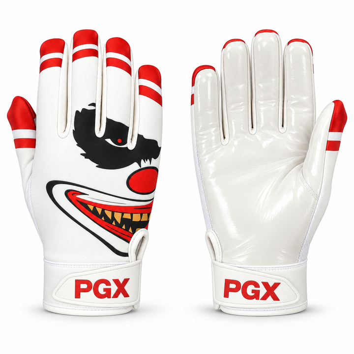 Crazy Clown Football Receiver Gloves