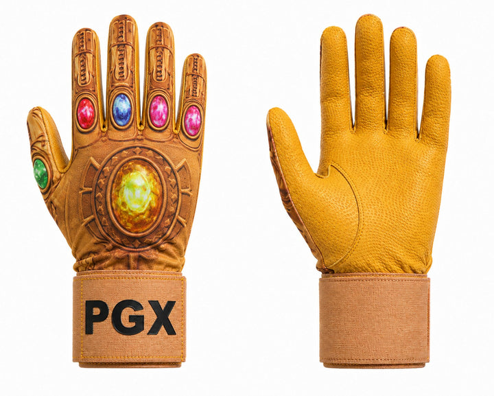 Power Stones Long Cuff Baseball Batting Gloves