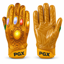 PGX Power Stones football receiver gloves backhand and tacky palm