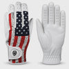 PGX USA Flag golf glove product preview showing backhand palm and design details