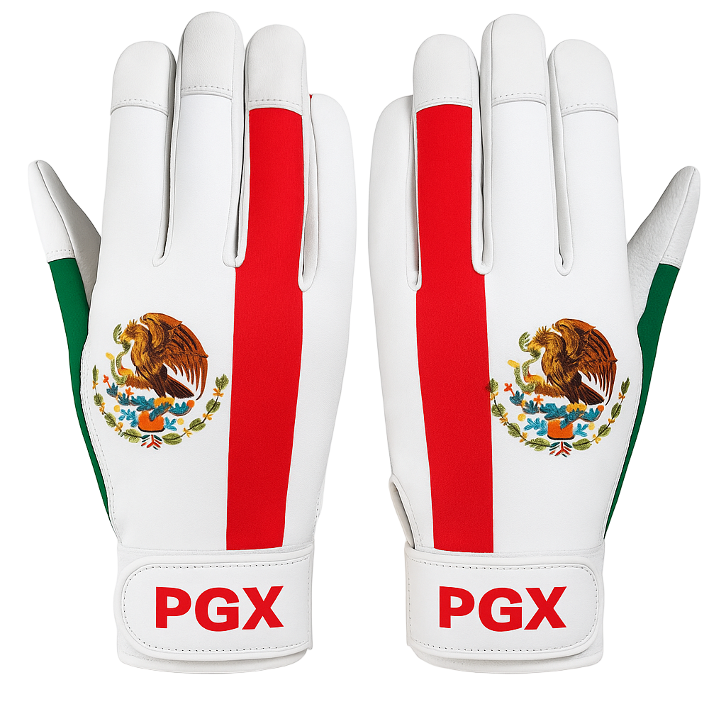 PGX Mexico long cuff batting gloves