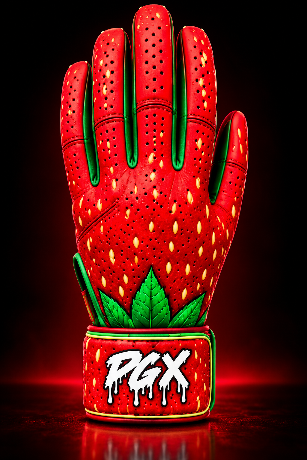 PGX Strawberry long cuff batting gloves