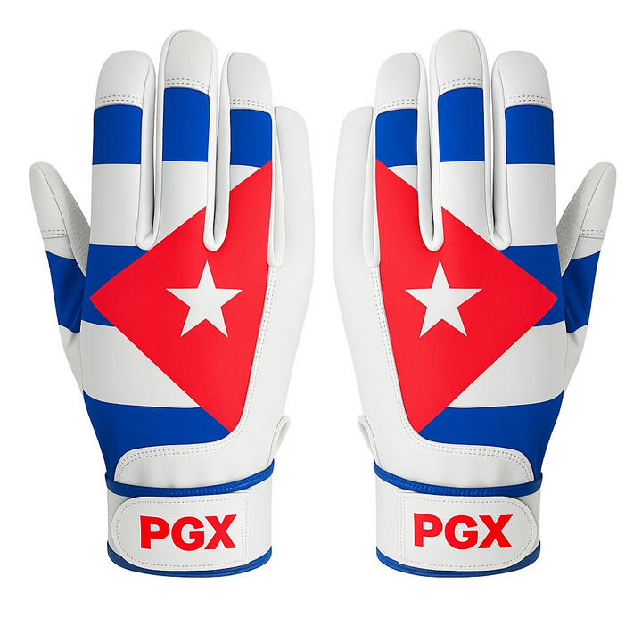 Cuba Adult Baseball Batting Gloves