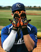 Youth "Eye of the tiger" Baseball Batting Gloves - PRIMAL BASEBALL