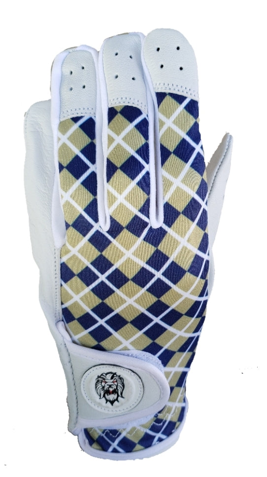 PGX Signature golf glove (Navy & Gold) - PRIMAL BASEBALL
